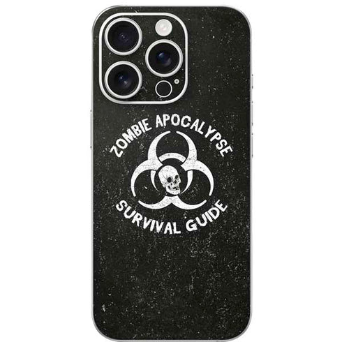 Zombie Apocalypse Survival Guide iPhone 16 Pro Skin